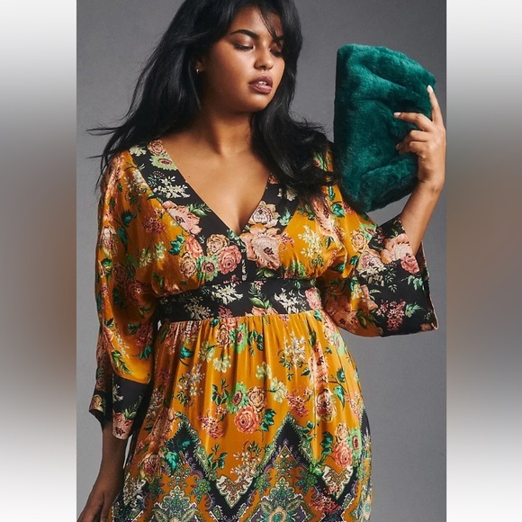Anthropologie Floral Maxi Dress - Multicolor - Picture 8 of 12